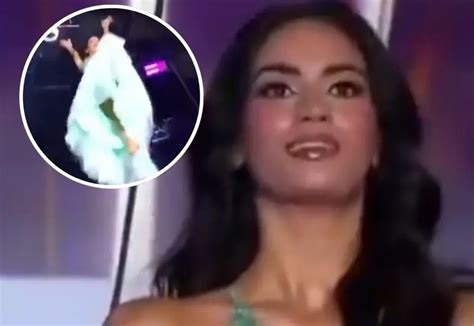 Laura Pérez sufre caída durante reto en vivo en Miss Universo Latina