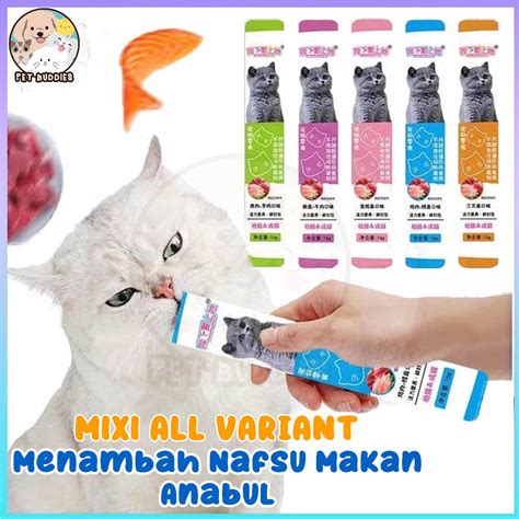 Jual Mixi Cat Strip 16g Cemilan Snack Kucing Makanan Wetfood Pet Strip