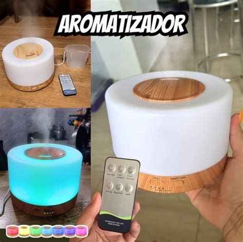 Difusor Aromatizador Umidificador de Ar Ultrassônico Purificador Aroma