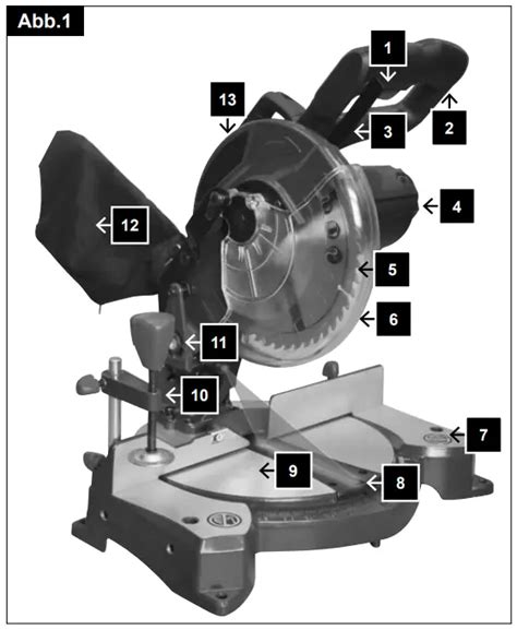 Scheppach Hm L Undercut Mitre Saw Instruction Manual