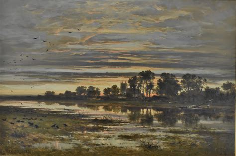 Benjamin Williams Leader British 18311923 Oil On Canvas Worcester