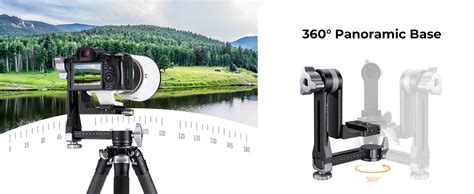 Tripod Gimbal Head Cnc Aluminium Alloy Heavy Duty Panoramic Head