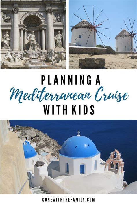 a collage of photos with the words planning a mediterranean cruise with ...