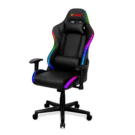 Cadeira Gamer Reclin Vel Gt Space Led Rgb Gt Gamer Madeiramadeira