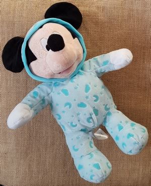 Peluche Mickey Phosphorescent Bleu Disney Baby Simba Toys Dickie