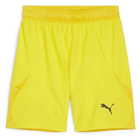 TeamFINAL Shorts Faster Yellow PUMA Black Sport Yellow