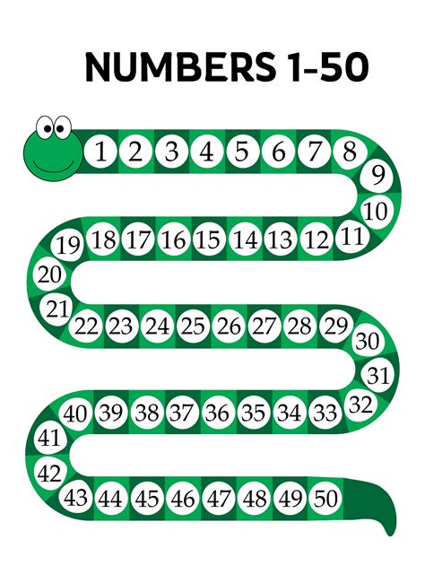 Printable Numbers 1 To 50 Printable Word Searches