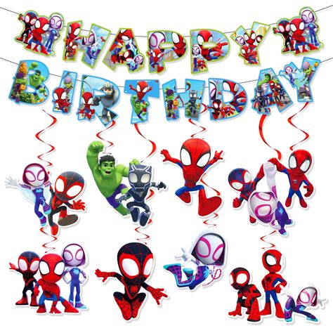 spidey birthday party decorations 9