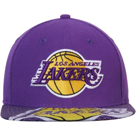 Mens Los Angeles Lakers New Era Purple Logo Extra 9fifty Adjustable