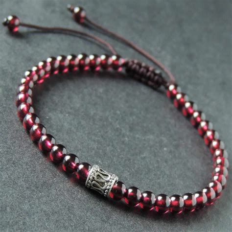 45mm Braided Red Protection Bracelet For Men High Grade Etsy