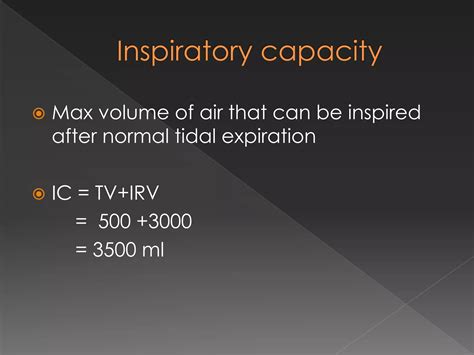 Lung Volume And Capacities Ppt