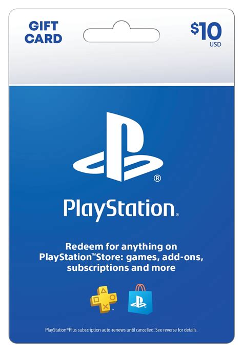 PlayStation Store $10 Gift Card [Physical] - Walmart.com