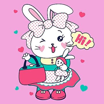 T Shirt Printing Clipart Hd Png Hand Drawn Cute Bunny For T Shirt