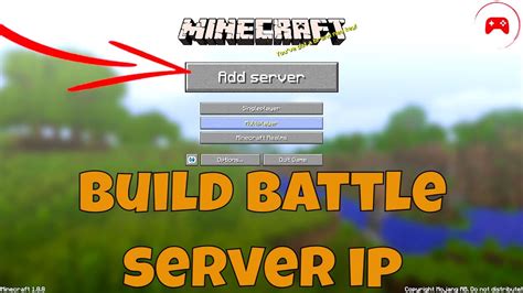 Minecraft Build Battle Server IP Address YouTube