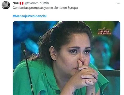 Memes Mensaje A La Nación De Dina Boluarte Fotos Usuarios Reaccionan