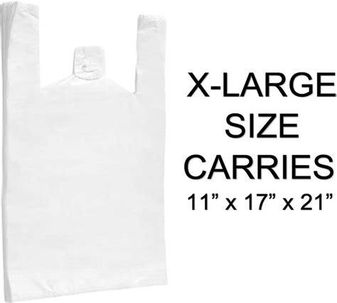 Wholesale Poppy Ex Large Plastic Vest Carrier Bags Shopping Bag