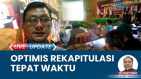 KPU Situbondo Optimis Rekapitulasi Hasil Suara Selesai Tepat Waktu