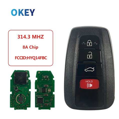 Okey Remote Control Smart Car Key For Toyota Pruis Camry 314 3 Fsk 8a