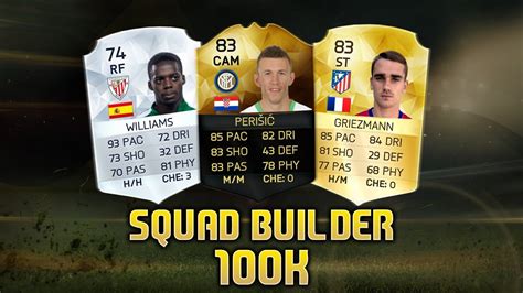 Fifa Squad Builder Hybrid K Youtube