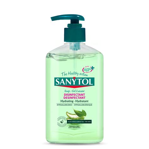 Moisturizing Disinfectant Soap - Aloe Vera & Green Tea - Sanytol