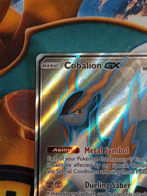 Cobalion Gx Full Art Ultra Rare Pokemon Tcg Sun Moon Team