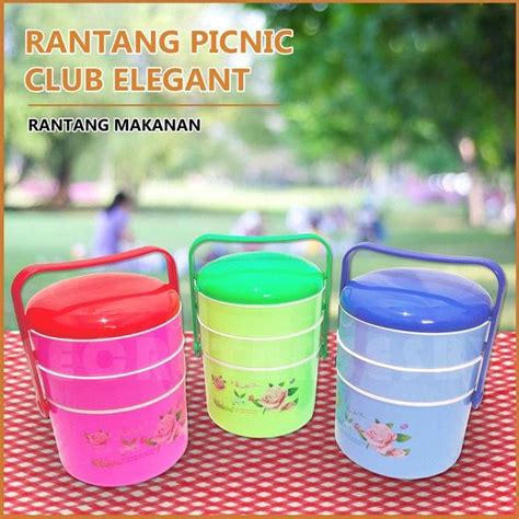 Jual RANTANG TAMASYA JUMBO Rantang Susun Plastik Tempat Bekal Makan