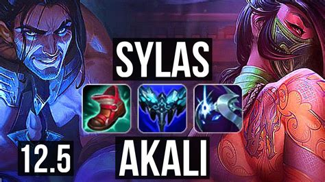 Sylas Vs Akali Top 1 9m Mastery 6 Solo Kills 500 Games Euw