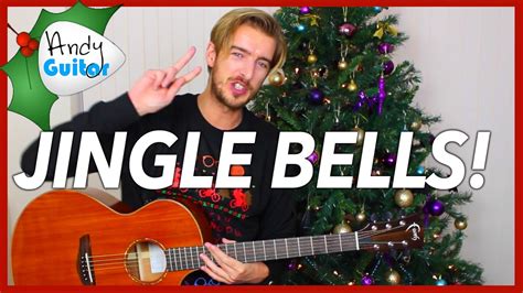 Christmas song #2 Jingle Bells Guitar Tutorial for Beginners | Guitar ...