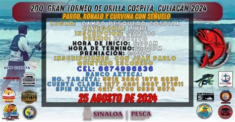 Cocinan Nuevo Torneo De Pesca En Cospita Culiac N Sinaloa