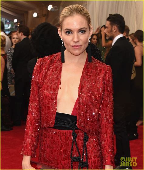 Sienna Miller Stuns In Sequined Thakoon Tuxedo At Met Gala Photo