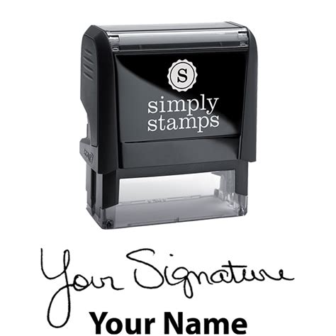 Initial Signature Stamp - Simply Stamps