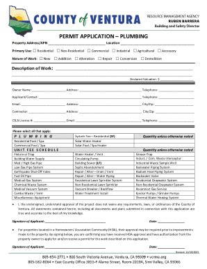 Fillable Online Permit Application With Footprint Change Fax Email