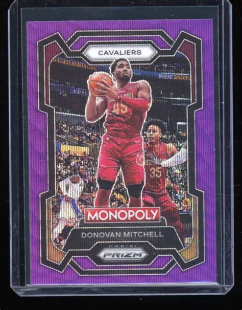 2023 24 PANINI MONOPOLY Prizm 19 Donovan Mitchell Viola Onda Cavs EUR