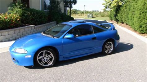 1997 Mitsubishi Eclipse Gst Blue For Sale Youtube