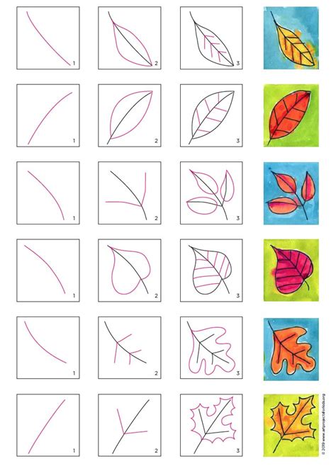 How To Draw Fall Leaves · Art Projects For Kids