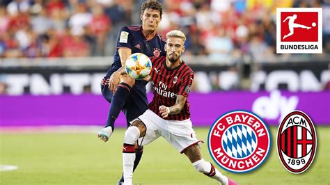 Fc Bayern München Ac Milan 1 0 Highlights Icc 2019 Youtube