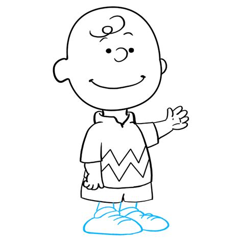 How to Draw Charlie Brown - Really Easy Drawing Tutorial