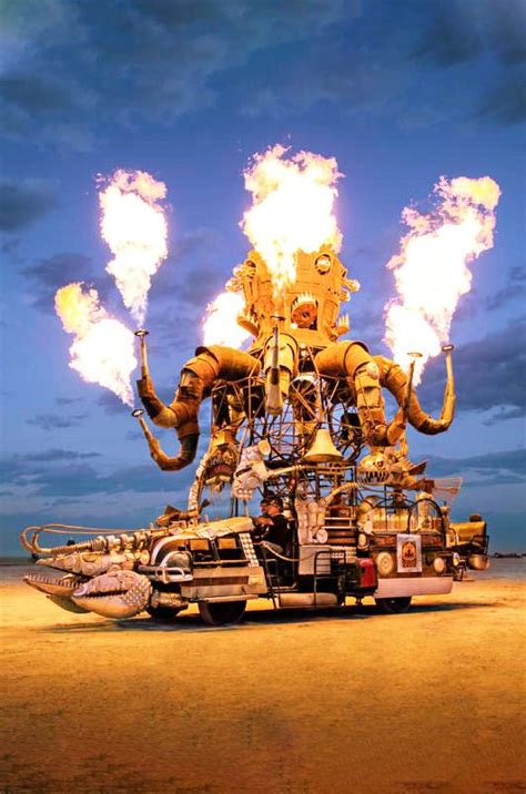 Burning Man’s Mutant Vehicles Eat Dust  And People Cnn Burning Man Art Burning Man Male Art