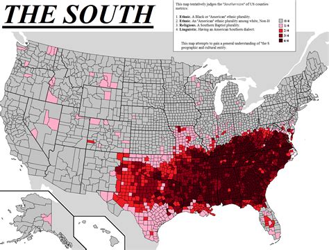 map  southern  region