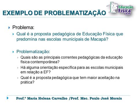 Exemplo De Problematização De Um Projeto Vários Exemplos