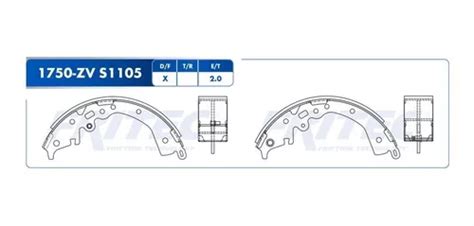 Zapata De Freno Trasero Toyota Hilux 2 7l 2015 2019 Fritec Envío gratis