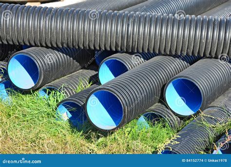 Stacked Pvc Pipe Stock Photography Cartoondealer