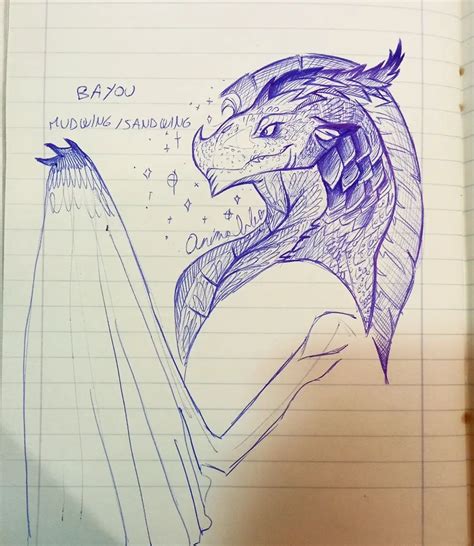 Wings Of Fire Hybrid Doodle Art By Me Rfurry