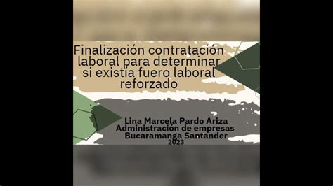 Actividad Finalizacion Contratación Laboral Determinar Si Existía