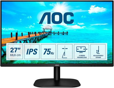 AOC 27B2DA LED-Monitor (69 cm/27 ", 1920 x 1080 px, Full HD, 4 ms ...