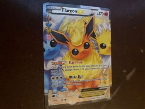 Pok Mon Tcg Flareon Ex Generations Rc Holo Full Art Rc Rc Ebay