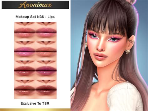 The Sims Resource Makeup Set N Lips