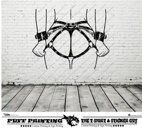 Sexy Bondage Women Naked Dungeon Man Cave Wall Art Vinyl Decals Stickers Ebay