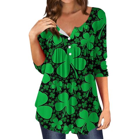 Dorkasm Cute St Patricks Day Shirt Lucky Clover Green Tops For Teen