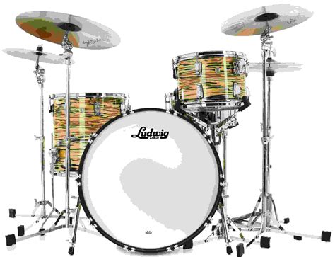 Ludwig Classic Maple Pro Beat 3 Piece Shell Pack Lemon Oyster